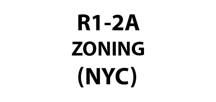 nyc residential zoning R1-2A