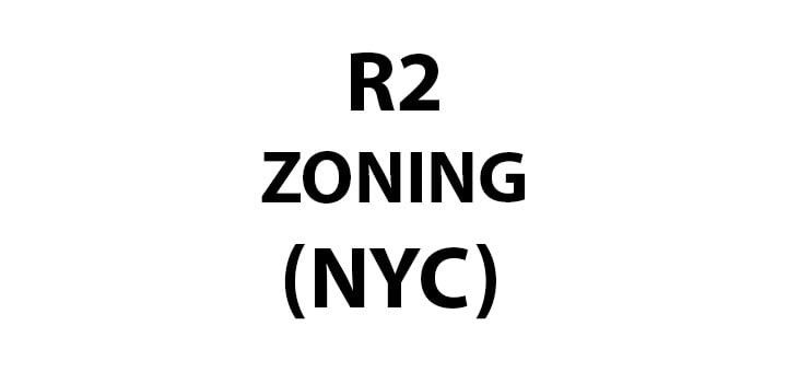 NYC residential zoning R2