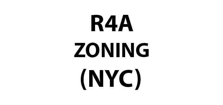 NYC RESIDENTIAL ZONING R4A