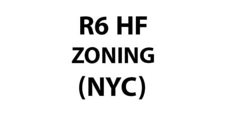 NYC RESIDENTIAL ZONING R6 HEIGHT FACTOR