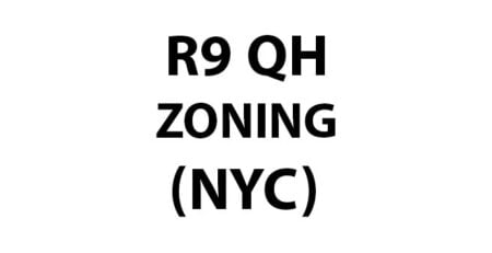 New York City Zoning R9 QH