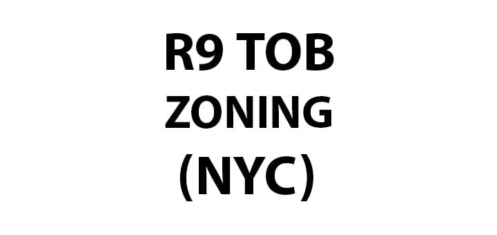 New York City Zoning R9 Tower On a Base