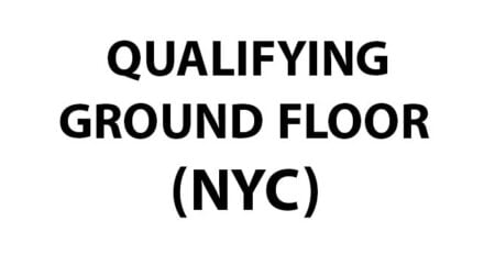 Qualifying Ground Floor building code in nyc