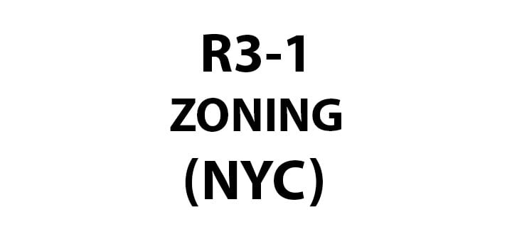 NYC RESIDENTAL ZOING R3-1