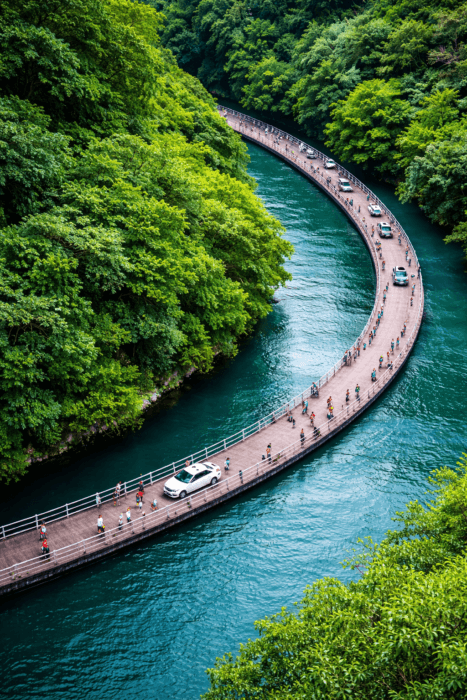 Floating bridge