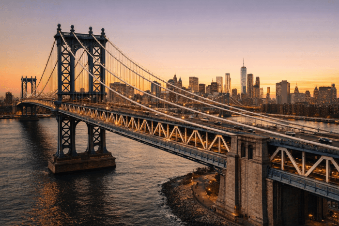 Suspension bridge type