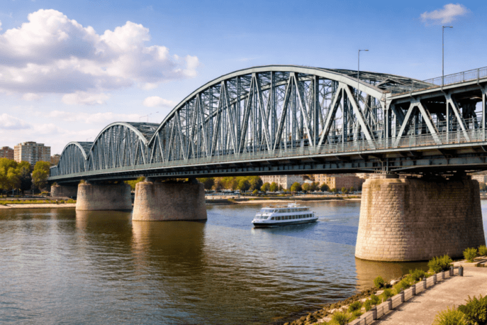 Truss bridge construction