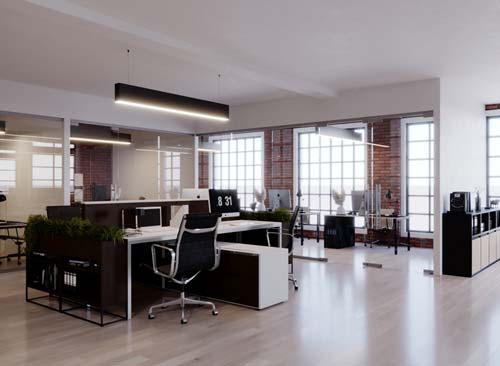 3d render of Manhattan office design
